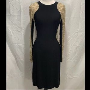 Xscape woman bodycon embellished dress
